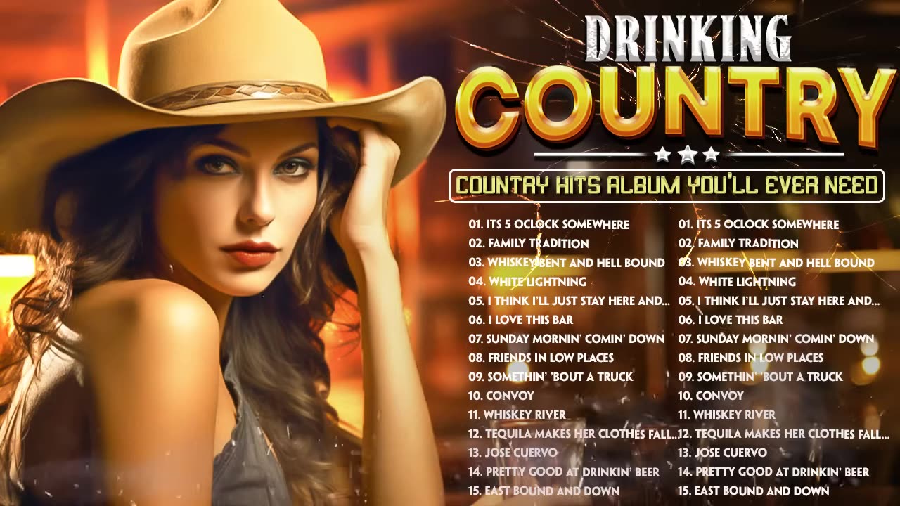 🤠Beer, BBQ, and Country Music🤠Country Drinking Playlist🤠Summertime Sippin' and Singin'