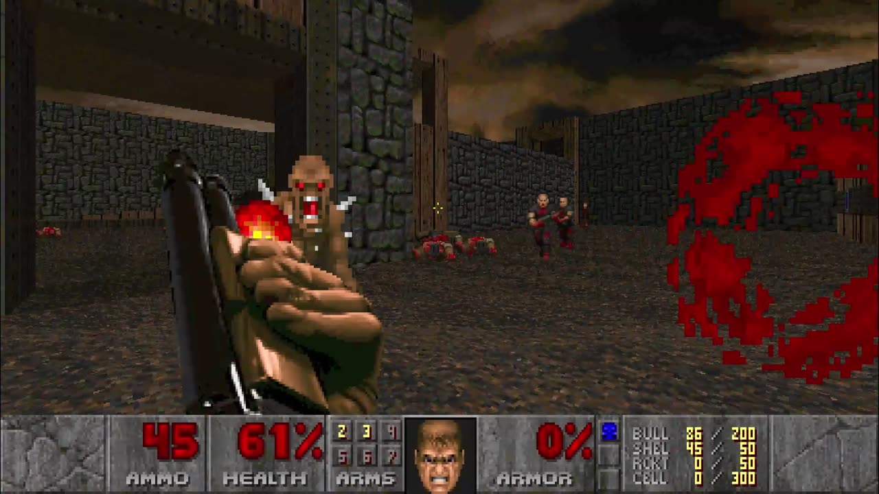 Doom II (1994) -The Master Levels - The Garrison (level 6)