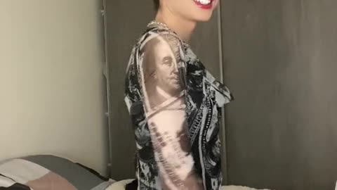 French tgirl in home