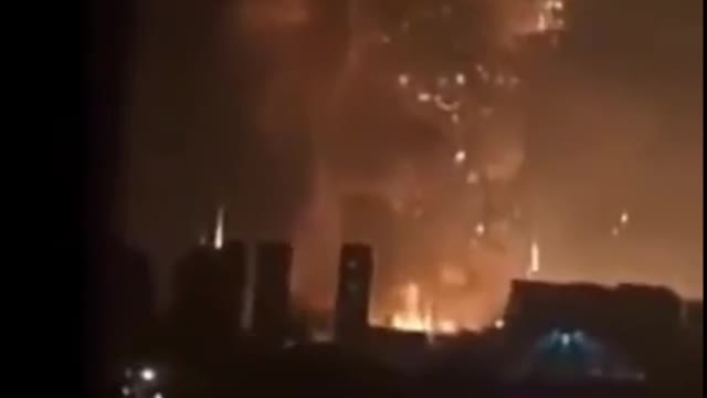 UN troops on the move, explosions