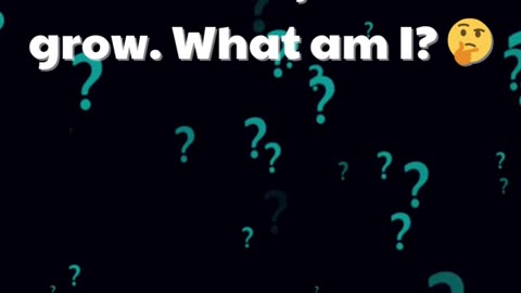 I'm not alive, but I can grow. What am I? 🤔