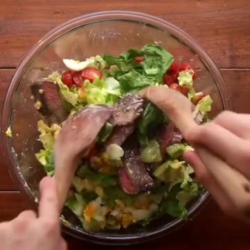 Sirloin Steak and Ceasar Salad