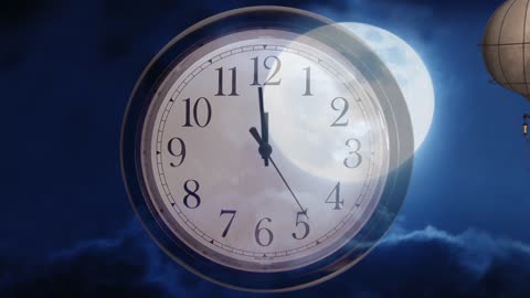 Look at the clock.