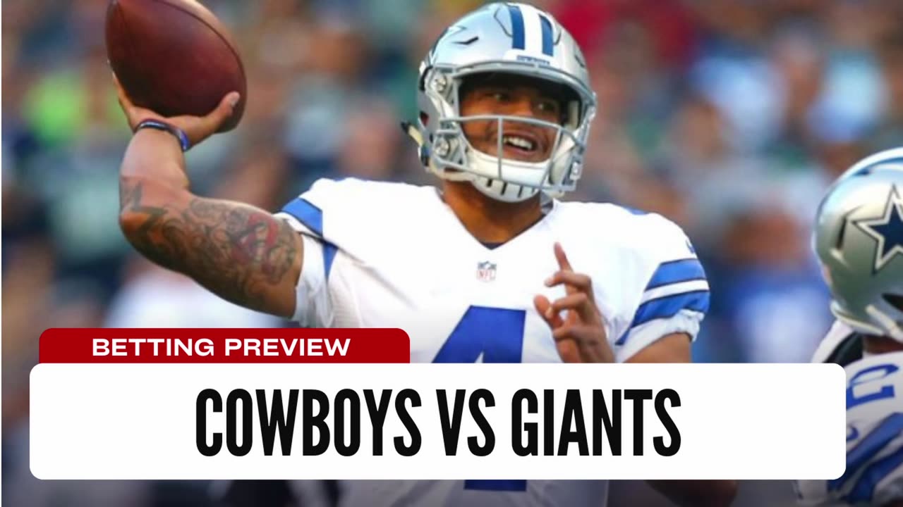 Giants Shock Cowboys? - Cowboys vs Giants Week 4 NFL Betting Preview