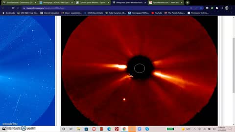 M-Flare w/CME and Solar Tsunami