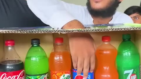 Guess The Bottle By Touching With Your Hand