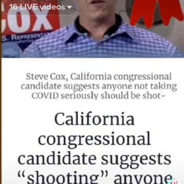 RED ALERT THIS GUY WANTS TO SHOOT ANYONE THAT DOES NOT TAKE THE PANDEMIC SERIOUSLY ENOUGH