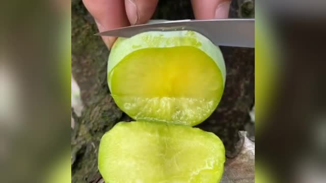 Cutting fruit