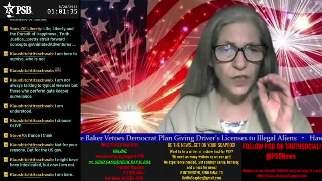 2022-05-28 05:00 EDT - Patriots Rising: with Lady RWB, Q Trooper & Majjik