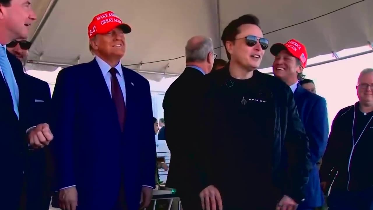 Trump and Elon Musk arrive in Brownsville for SpaceX launch - 5of7