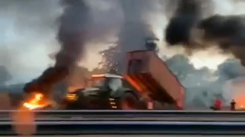Netherlands farmer protest
