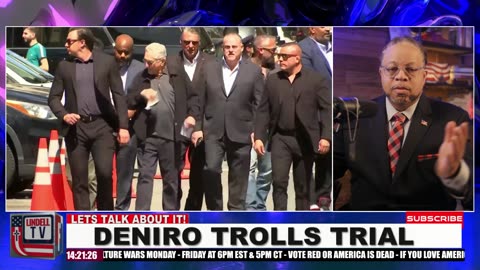 DENIRO TROLLS TRIAL IN NY