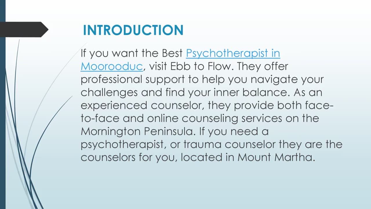 Best Psychotherapist in Moorooduc