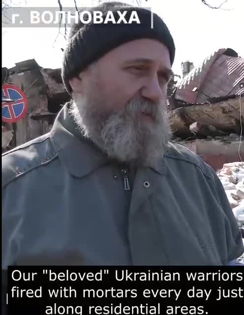 Ukrainian soldiers were firing mortars every day just at residential areas