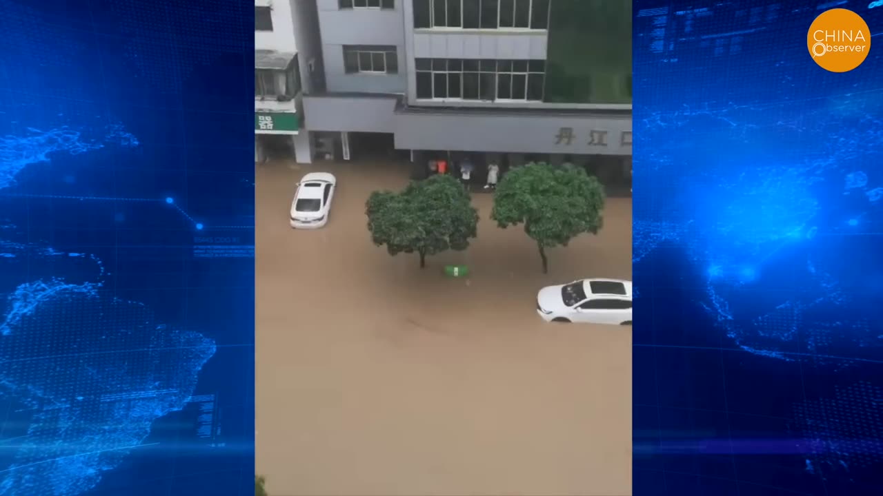 Three Gorges Dam Overwhelmed! 11 Floodgates Open, Abandoning Downstream Hubei, Frequent Dam Failures