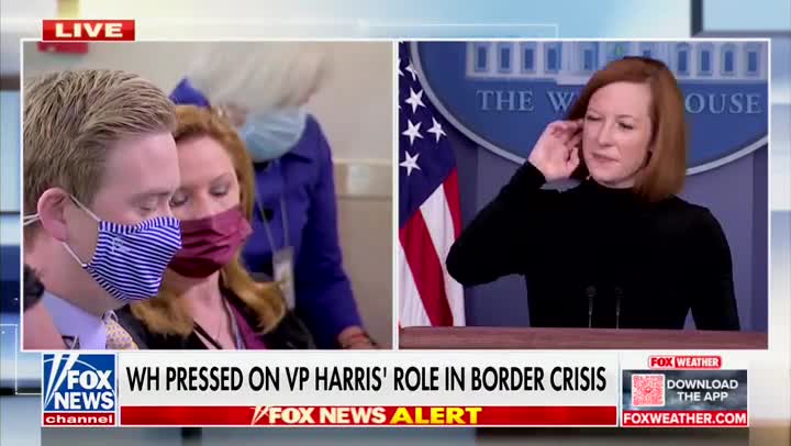 Psaki Dodges on Why Border Czar Kamala Harris Did Not Speak to Guatemalan President Since June