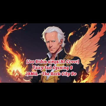 [Joe Biden sings/AI Cover] Fairy tail Opening 8 | JAMIL - The Rock City Boy