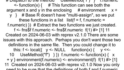 Pass local variables to methods in R gt 440