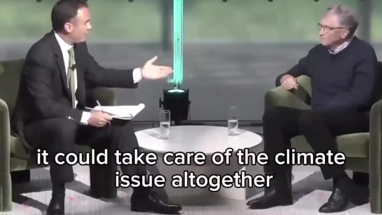 Bill Gates admits he doesn't like trees.. despite trees providing us with lifesaving oxygen.