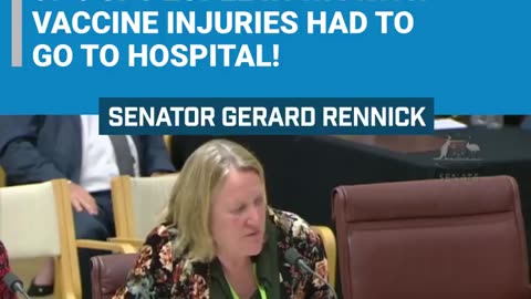 Australia: When over 50% of vaccine injured need hospital stays, the regime shuts down any debate..