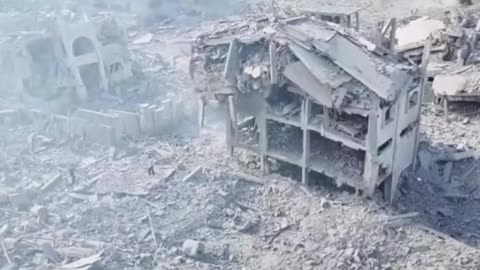 This is what the territory of the Gaza Strip looks like now.