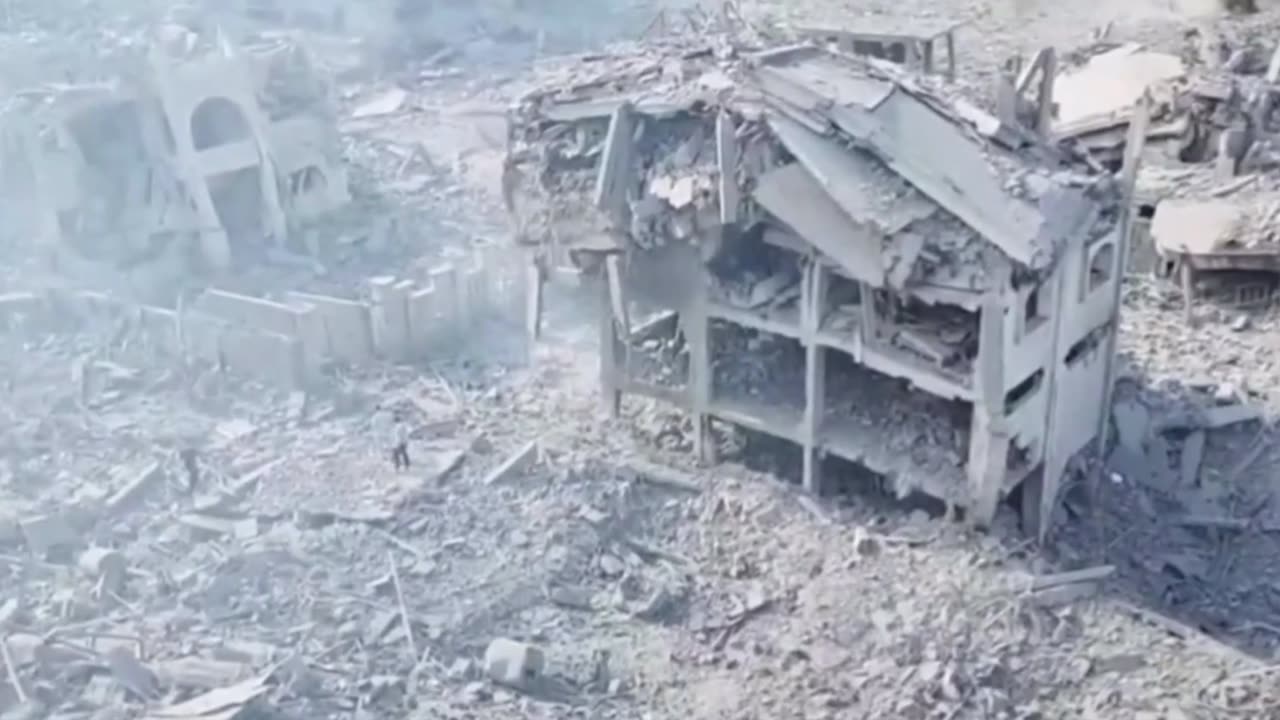 This is what the territory of the Gaza Strip looks like now.