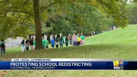 Parents, students protest Howard County redistricting plan