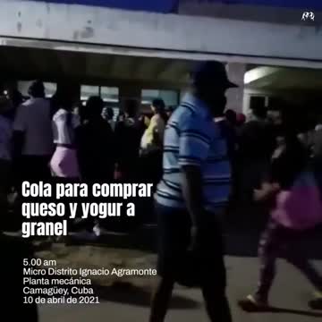 LAS INMENSAS COLAS EN CUBA PARA COMPRAR ALGO DE ALIMENTO
