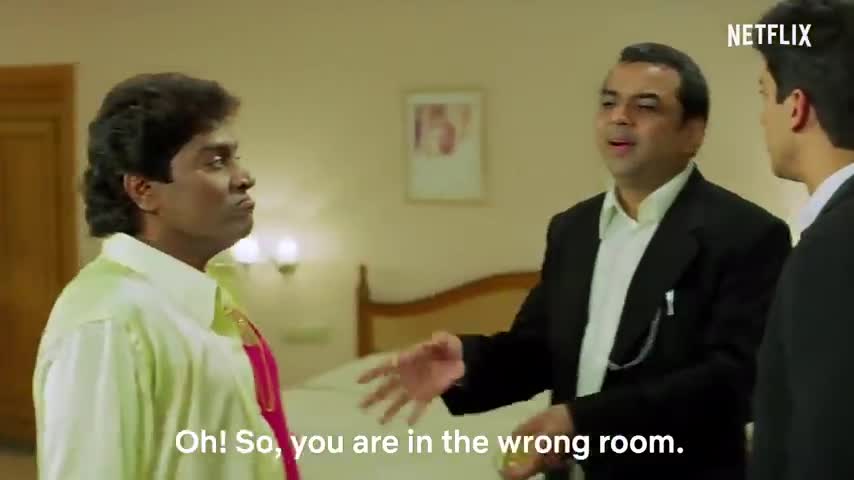 Chota Chattri Comedy Scene - Paresh Rawal VS Johnny Lever - Awara Paagal Deewana - Netflix India