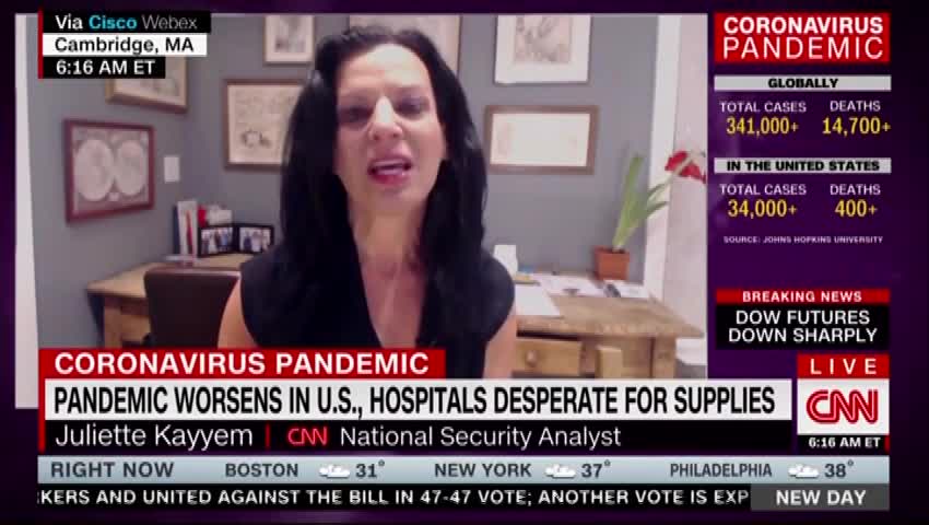 Daniel W Varga MD CNN Coronavirus Pandemic Panel Discussion