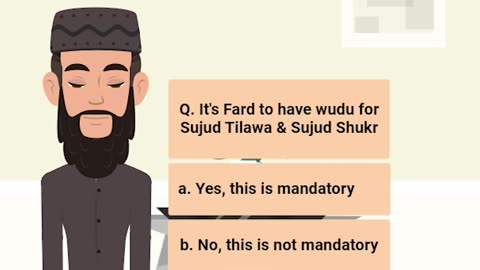 Q. It's Fard to have wudu for Sujud Tilawa & Sujud Shukr | #hadith #islam #muslim |