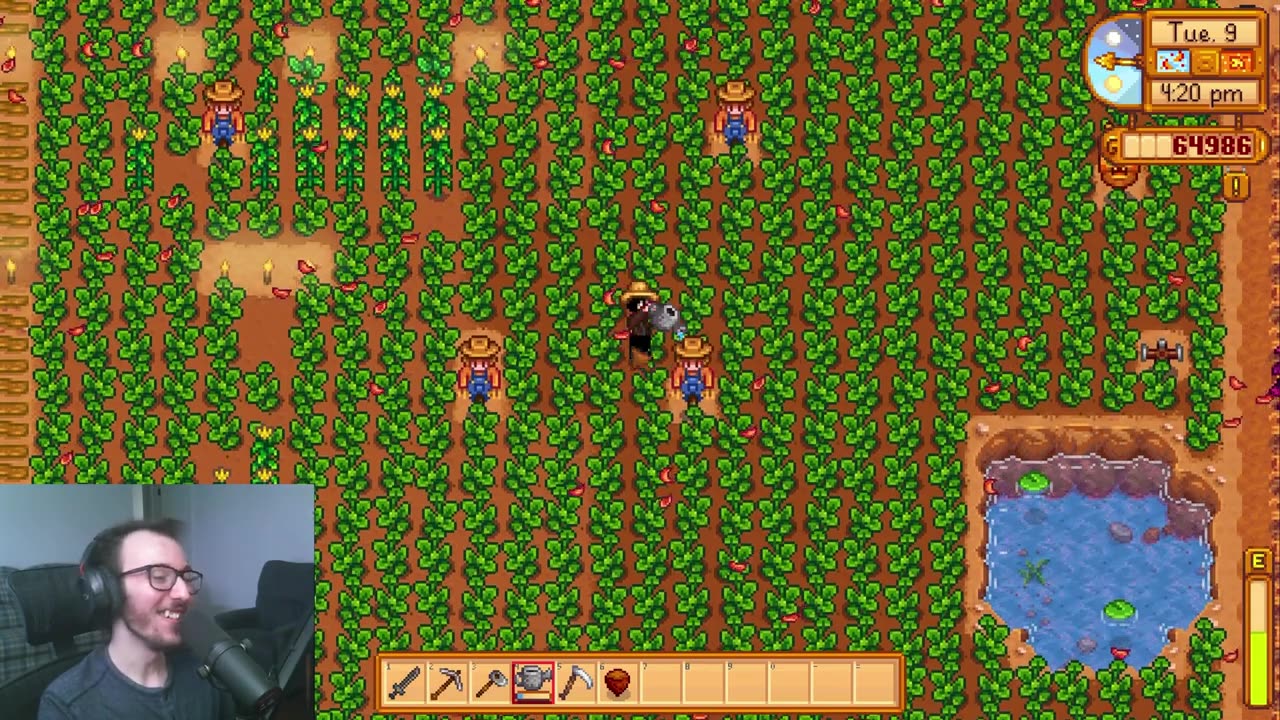 Playthrough Highlights with Mixer and Skarrzhya Part 7 | Stardew Valley