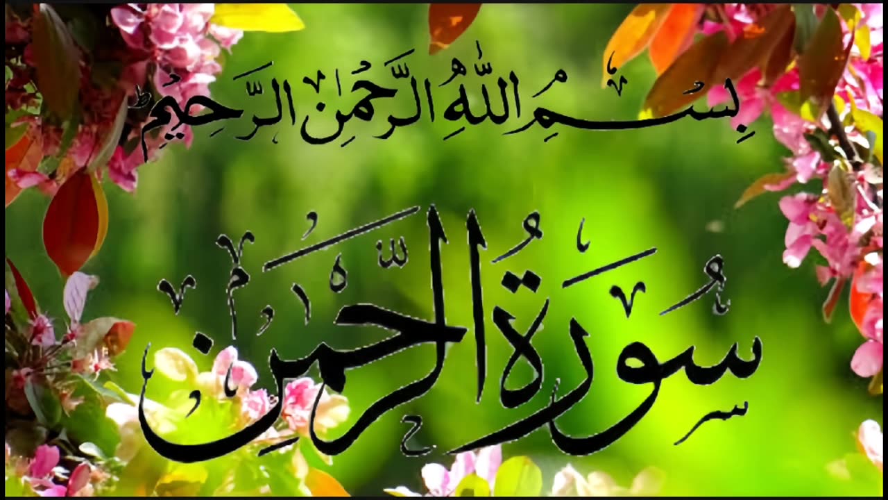 Surah rehman(سورہ الرحمان)🌹Special full 4k HD video Quran recitation #islam #rehman #surehrahman