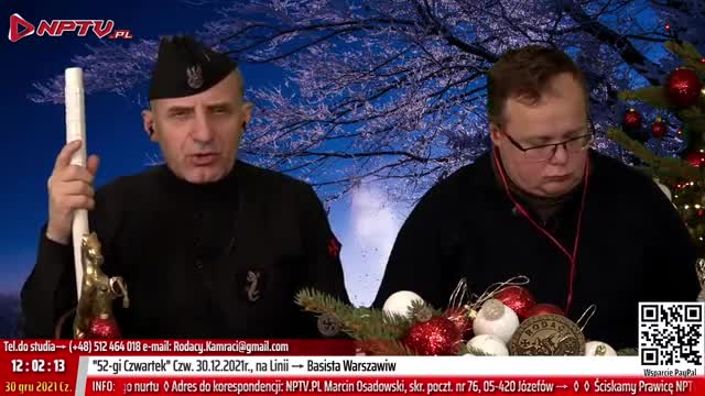 52-gi czwartek. Czw. 30.12.2021 NPTV.PL Aleksander Jabłonowski, Marcin Osadowski