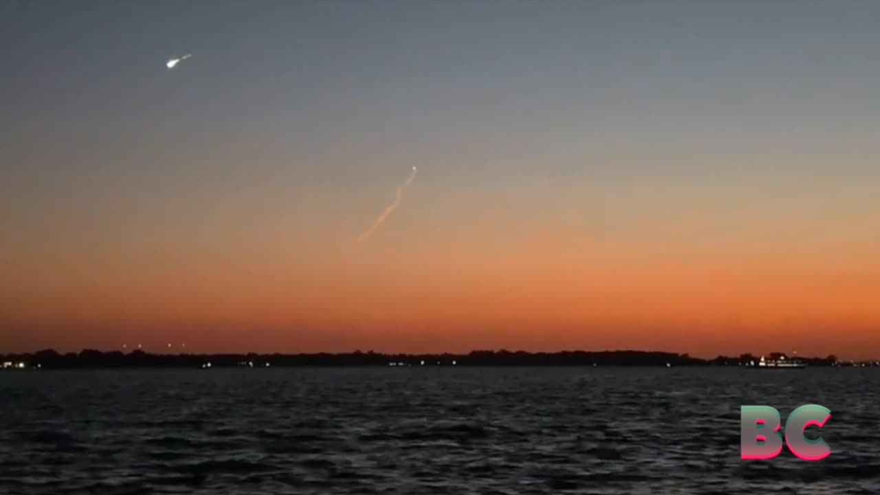 Spooky fireball blazes across Lake Erie