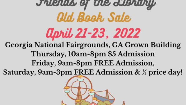 Friends of the Library Old Book Sale 2022