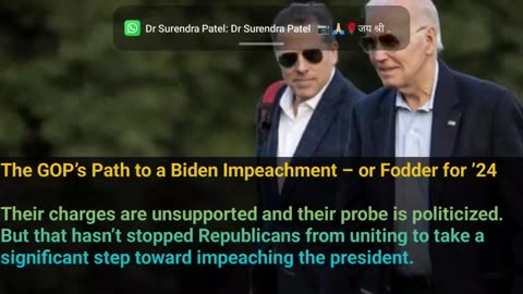 The GOP’s Path to a Biden Impeachment