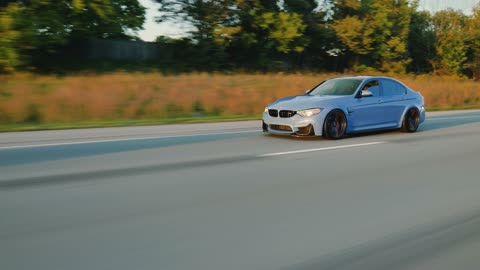 BMW M3 rolling shots