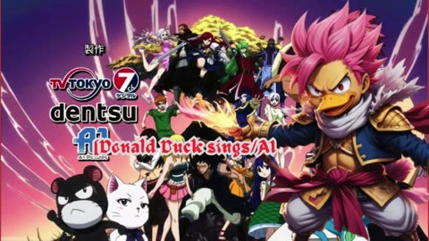 [Donald Duck sings/AI Cover] Fairy tail Opening 16 BACK-ON - STRIKE BACK