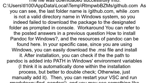 How can I run a Rmarkdown file in VScode