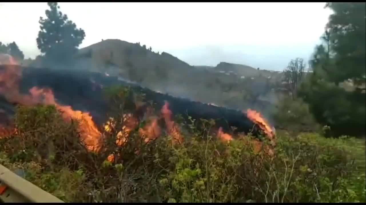 Camper Vieja volcano eruption in the Canary Islands 🌋🌋