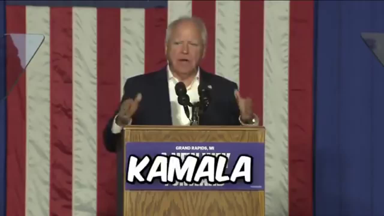 Governor Tim Walz Refers to Kamala Harris' Early Career as a "Young PROSTITUTOR" 😂