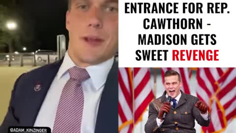 Kinzinger Blocks Wheelchair Entrance for Rep. Cawthorn - Madison Cawthorn Gets Sweet