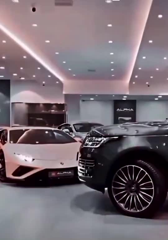 Lamborghini Car Vs Range Rover.