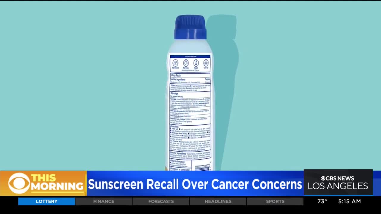 Banana Boat sunscreen recalled over cancer concerns