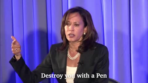 KAMALA CAN DESTROY ANYONE WITH A PEN