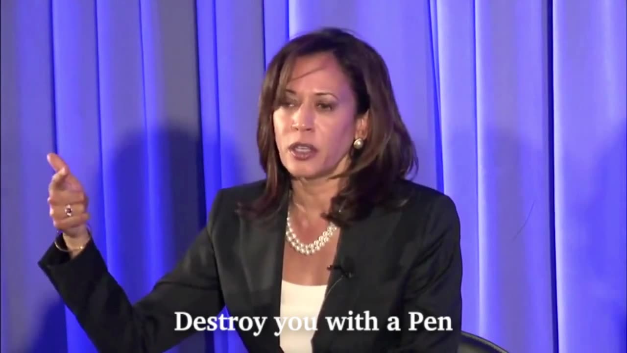 KAMALA CAN DESTROY ANYONE WITH A PEN