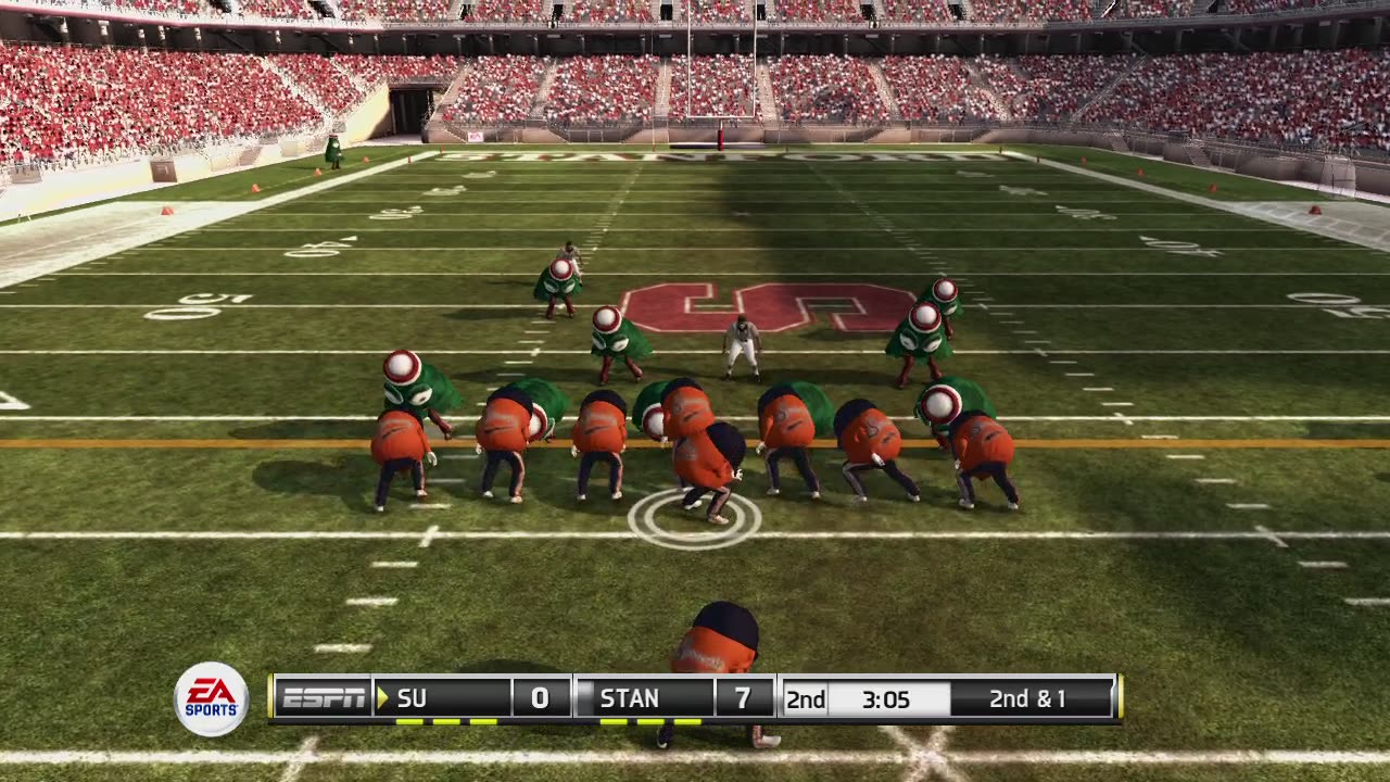 NCAA Football11 (Ps3) Syracuse Otto vs Stanford The Tree Part2