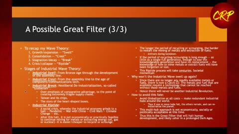 Weekly Webinar #75: A Possible Great Filter