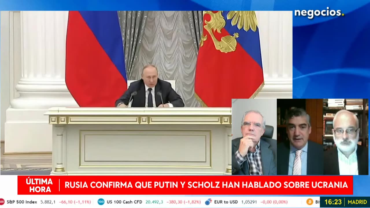 "Scholz intenta salvar la catástrofe en las elecciones con la llamada a Putin". Manjón